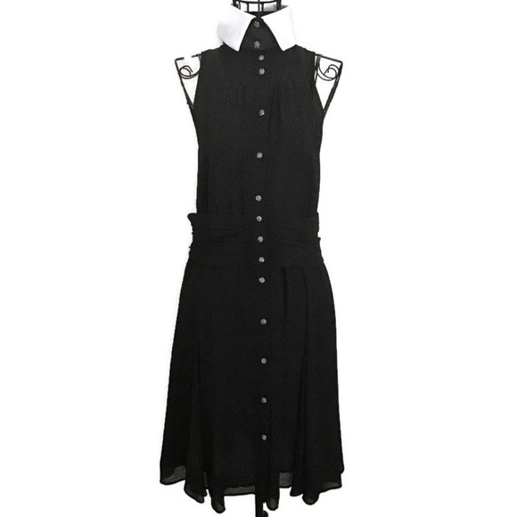 Karl Lagerfeld Dresses & Skirts - Karl Lagerfeld Impulse Crepe Satin Black Dress